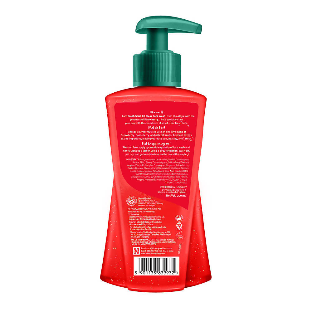 Himalaya Herbals Fresh Start Oil Clear Face Wash Strawberry