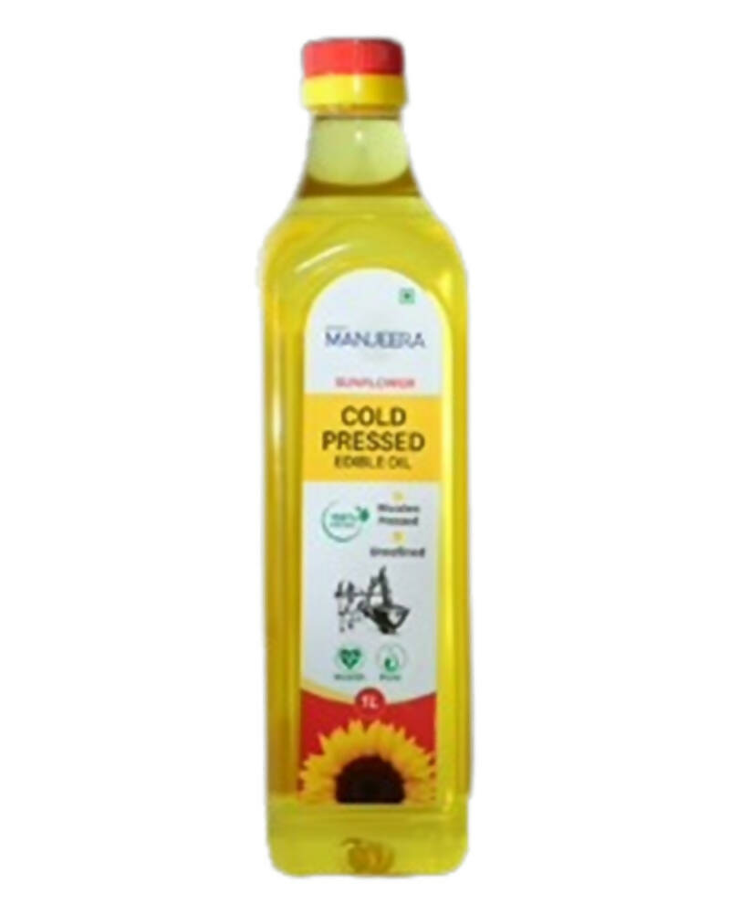 Manjeera Sun Flower Cold (Wood) Pressed Edible Oil