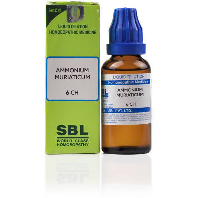SBL Homeopathy Ammonium Muriaticum Dilution