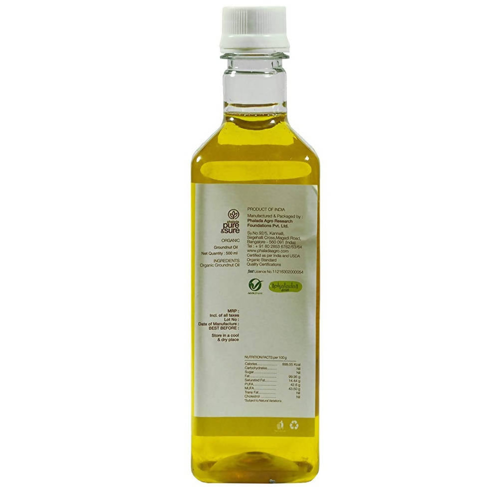 Pure & Sure Organic Cold Pressed Ground Nut Oil