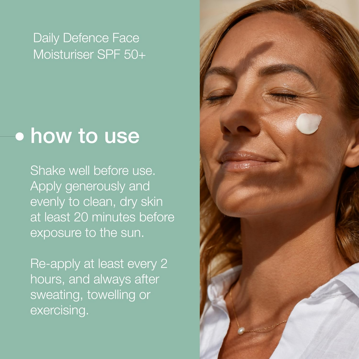 Natio Daily Defence Face Moisturiser SPF 50+