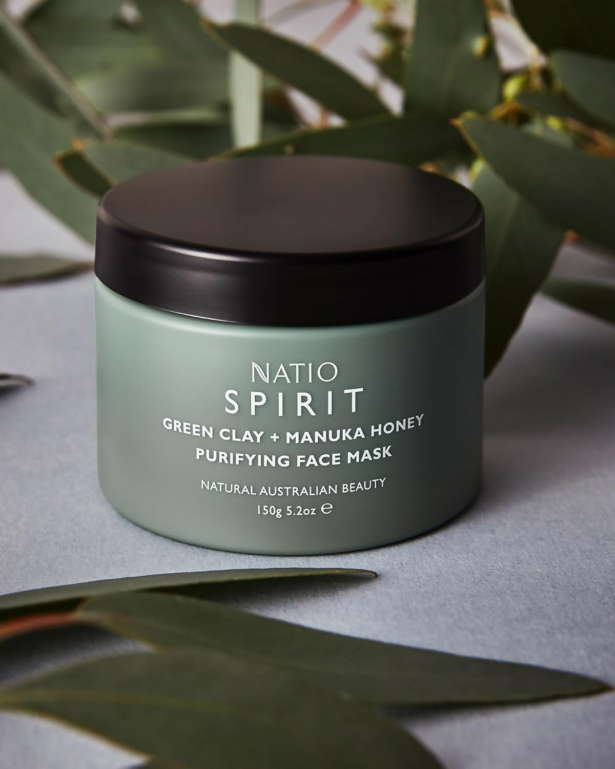 Natio Spirit Green Clay + Manuka Honey Purifying Face Mask