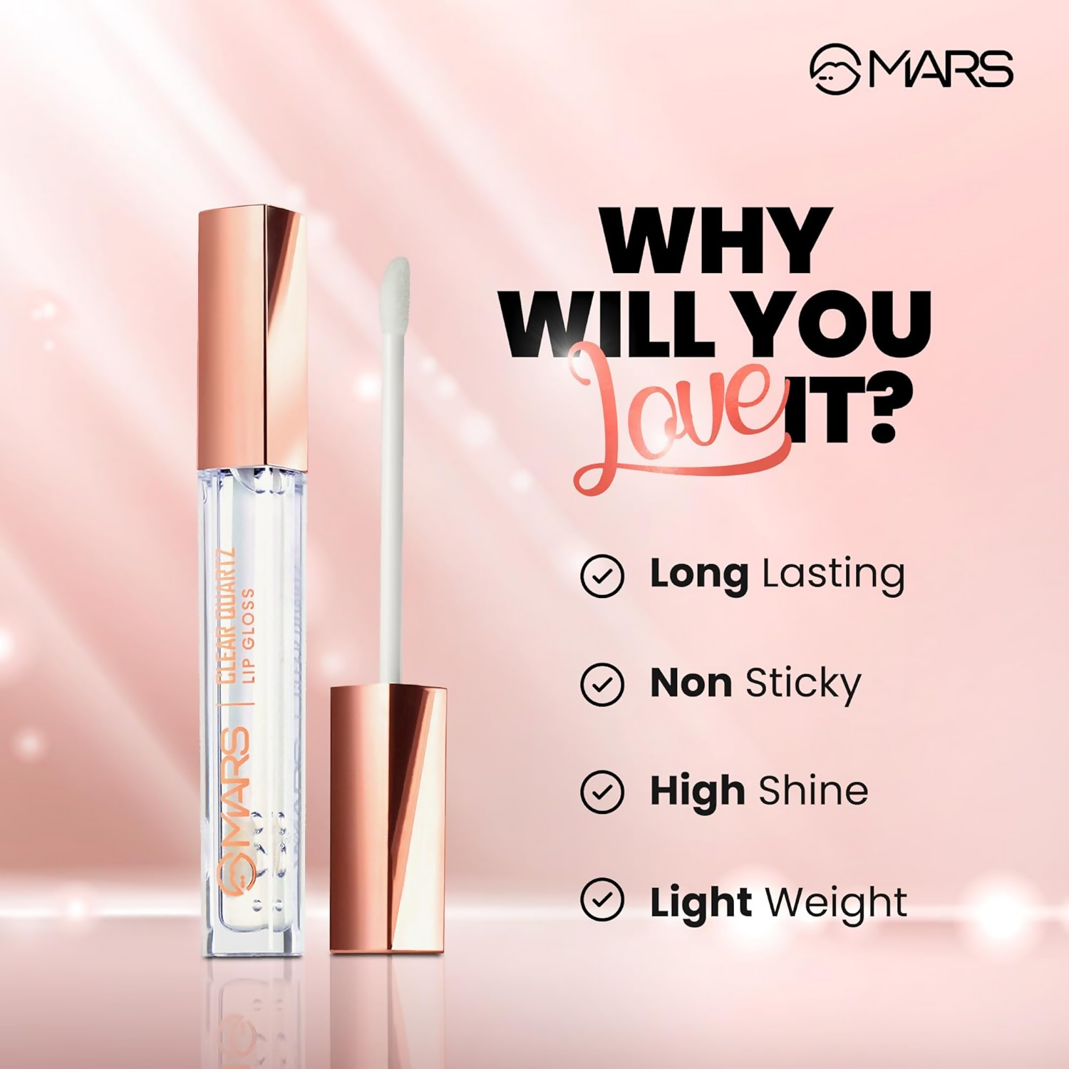 MARS Cosmetics Clear Quartz Lip Gloss