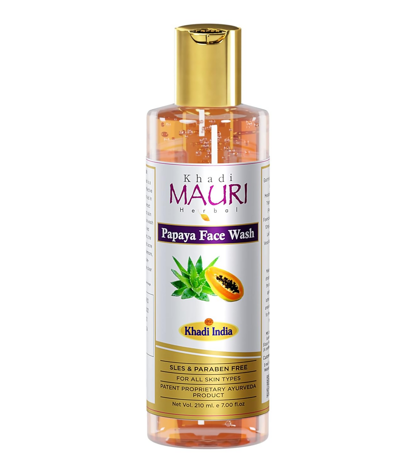 Khadi Mauri Herbal Anti Tan Papaya Face Wash