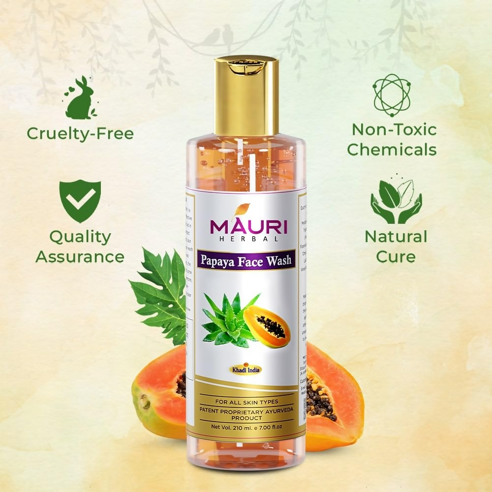 Khadi Mauri Herbal Anti Tan Papaya Face Wash