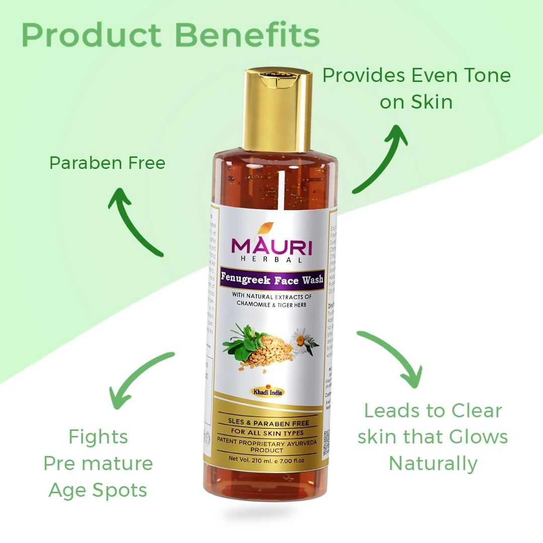 Khadi Mauri Herbal Fenugreek (Methi) Face Wash