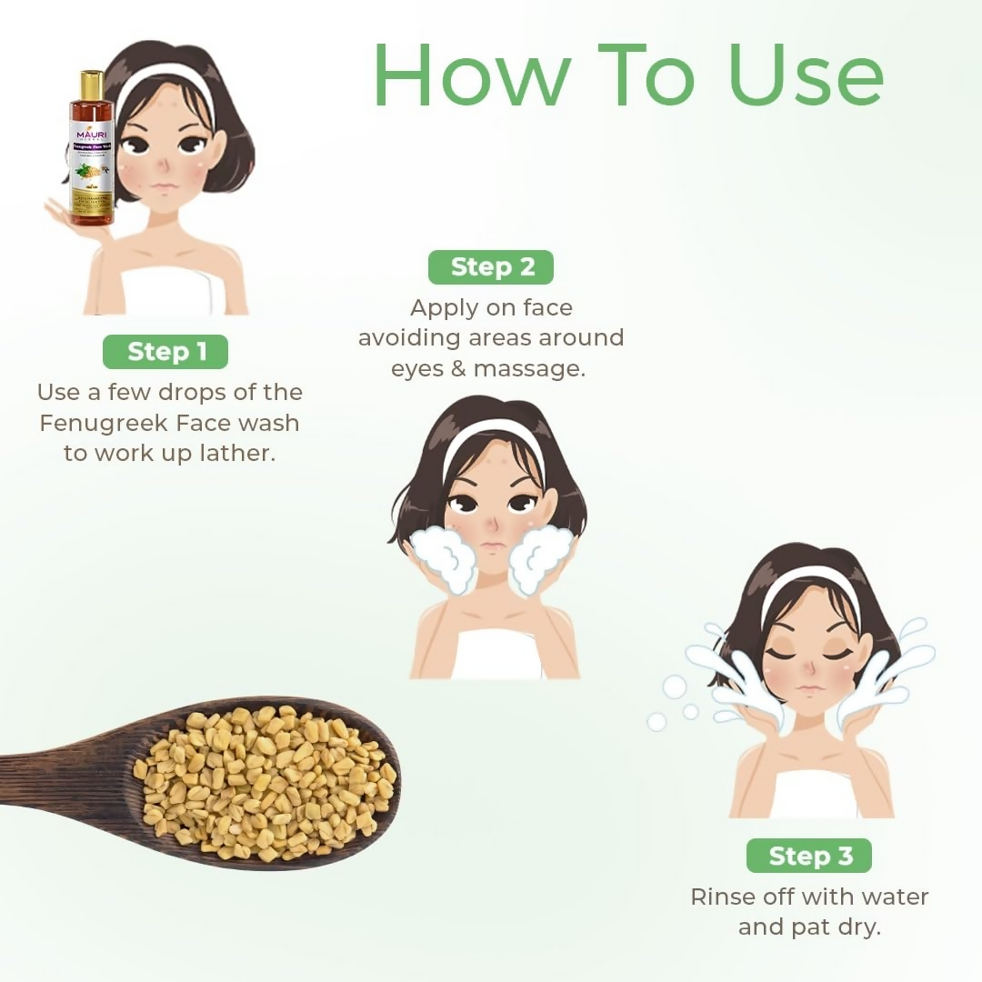 Khadi Mauri Herbal Fenugreek (Methi) Face Wash