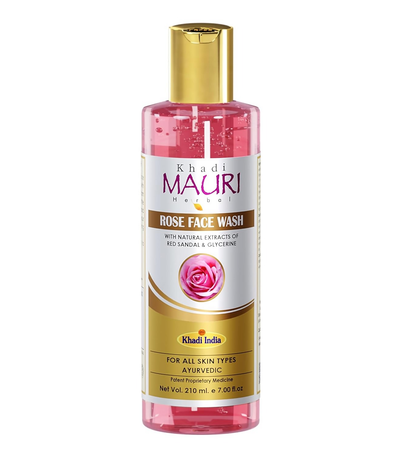 Khadi Mauri Herbal Rose Face Wash