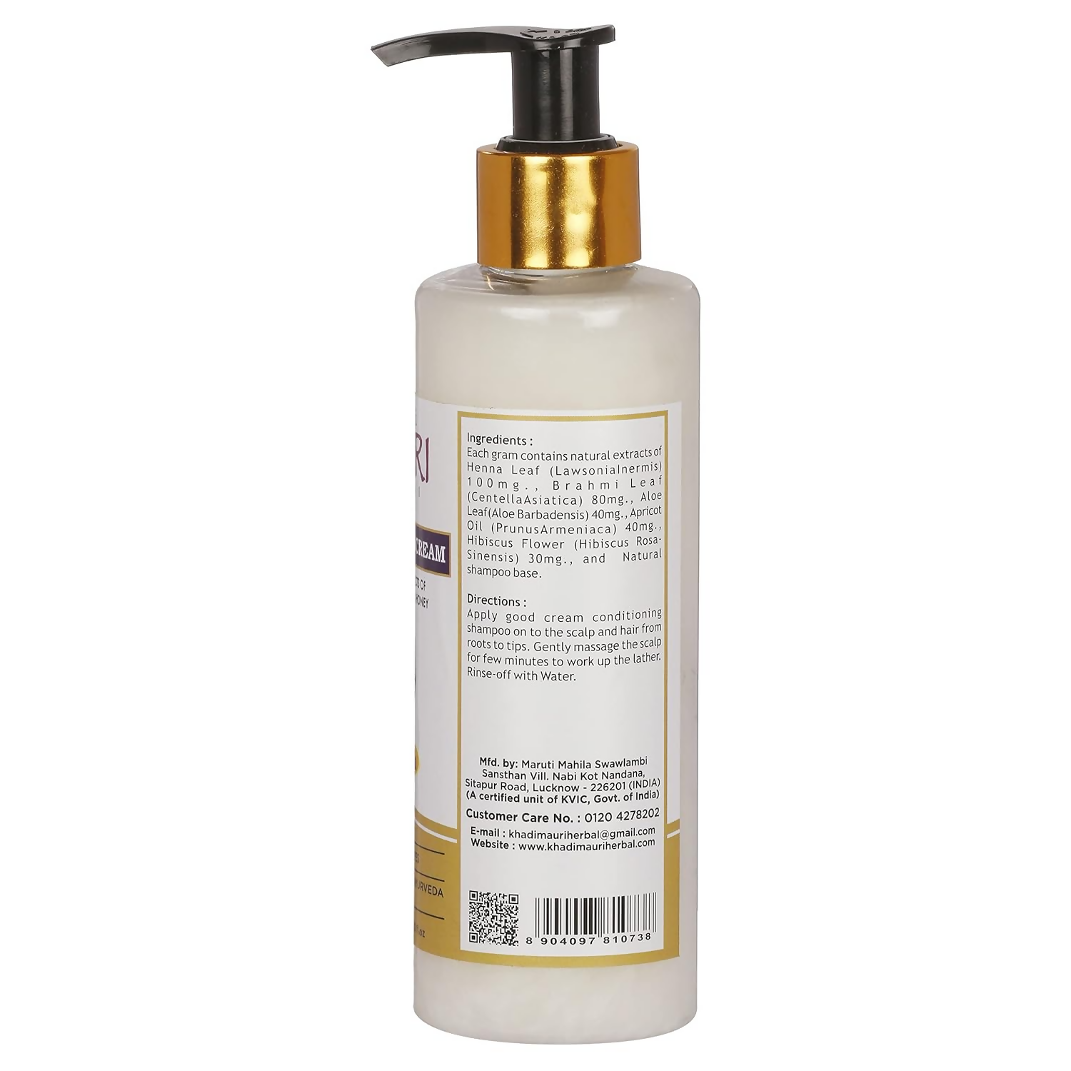Khadi Mauri Herbal Conditioning Cream Shampoo