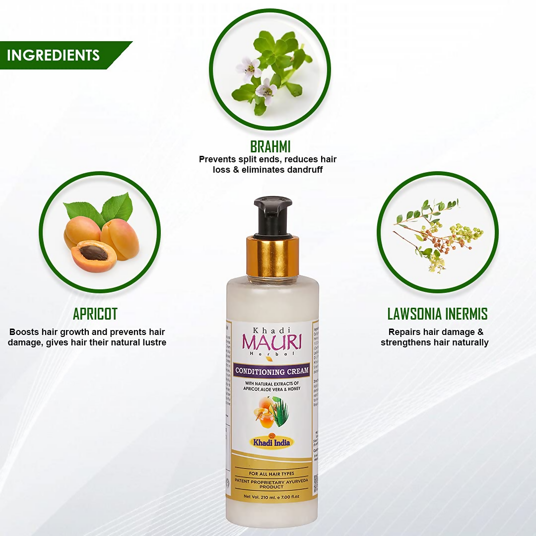 Khadi Mauri Herbal Conditioning Cream Shampoo