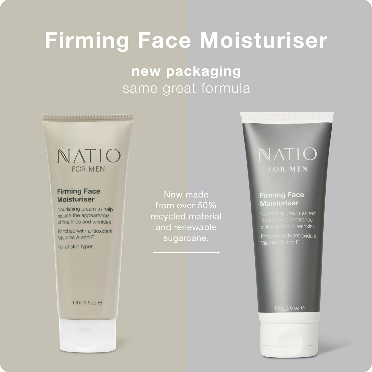 Natio For Men Firming Face Moisturiser