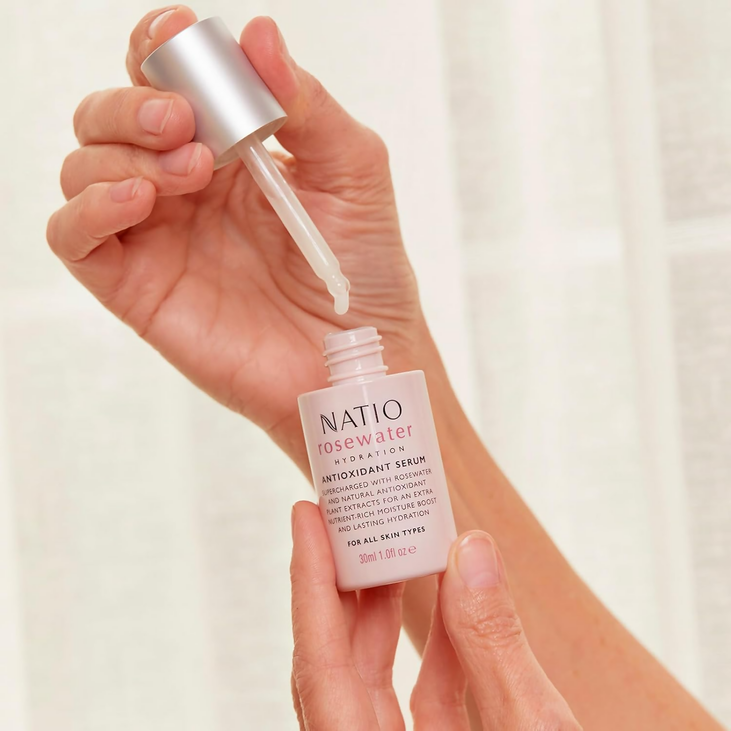 Natio Rosewater Antioxidant Serum