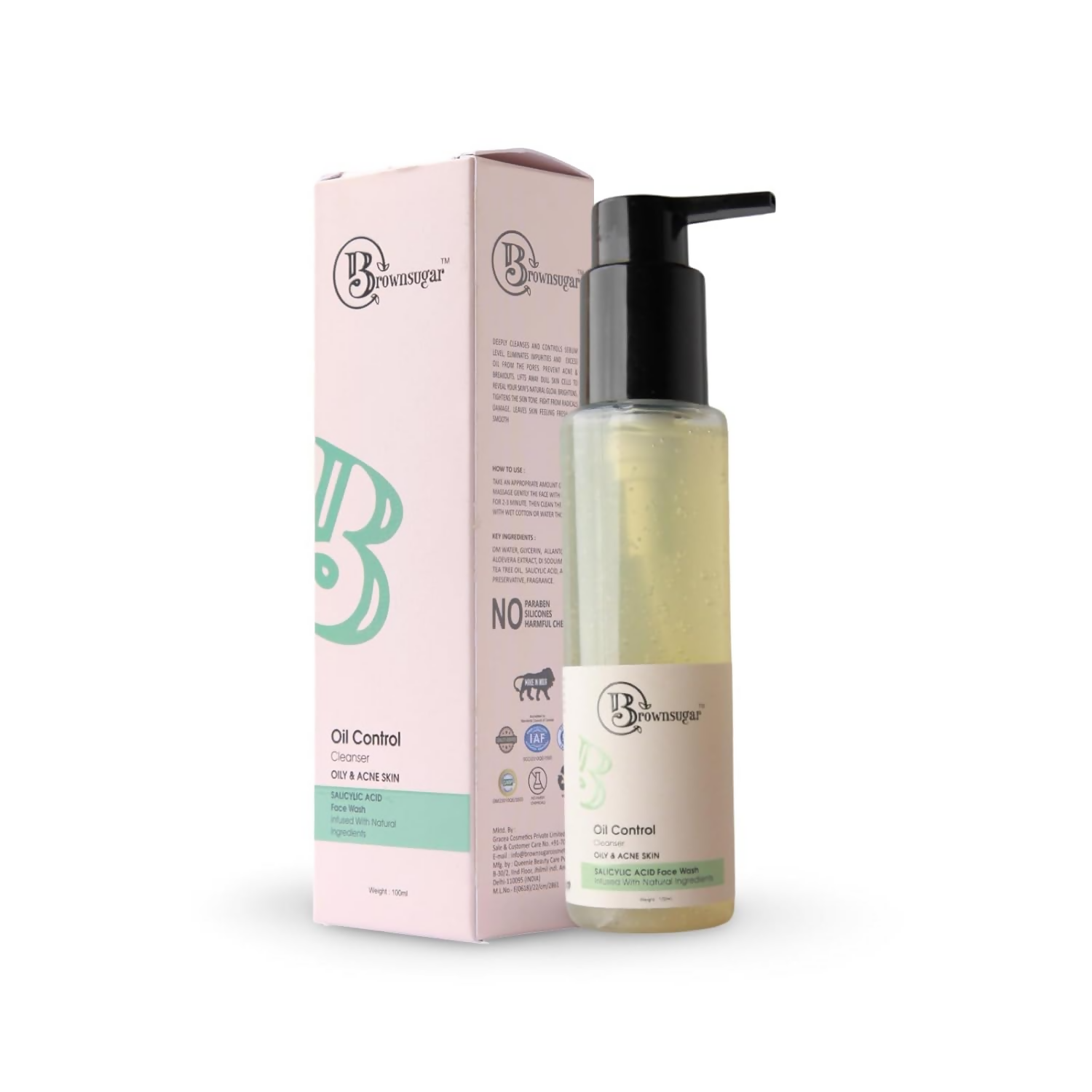 Brownsugar Oil Control Face Wash