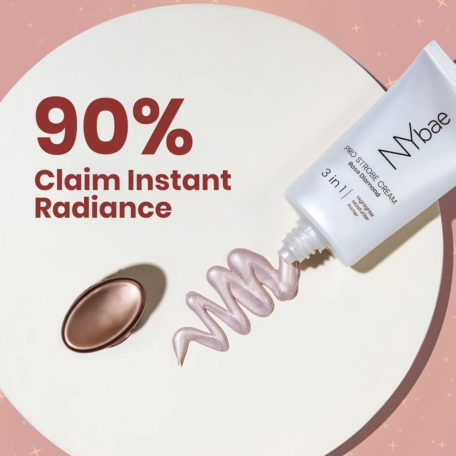 NY Bae PRO Strobe Cream - Rose Diamond