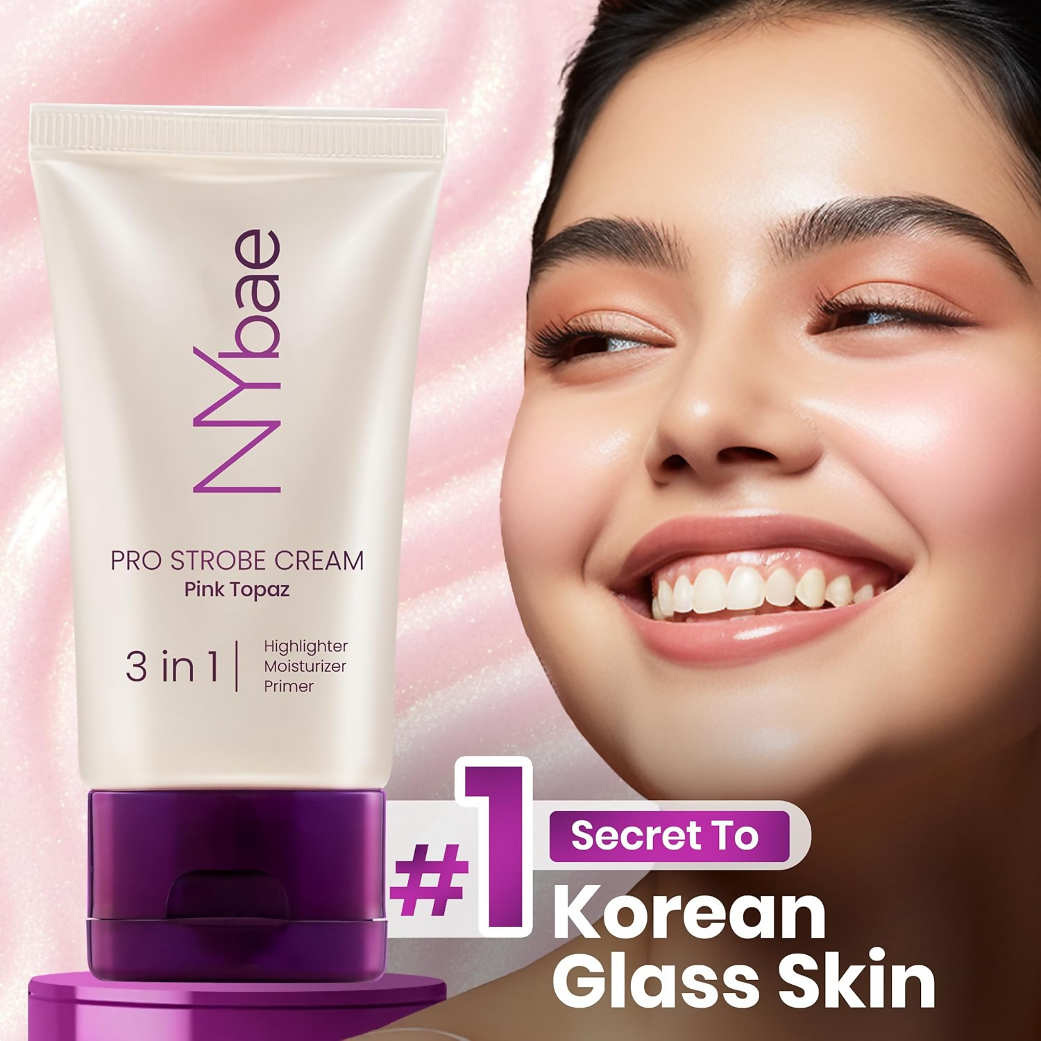 NY Bae PRO Strobe Cream - Pink Topaz