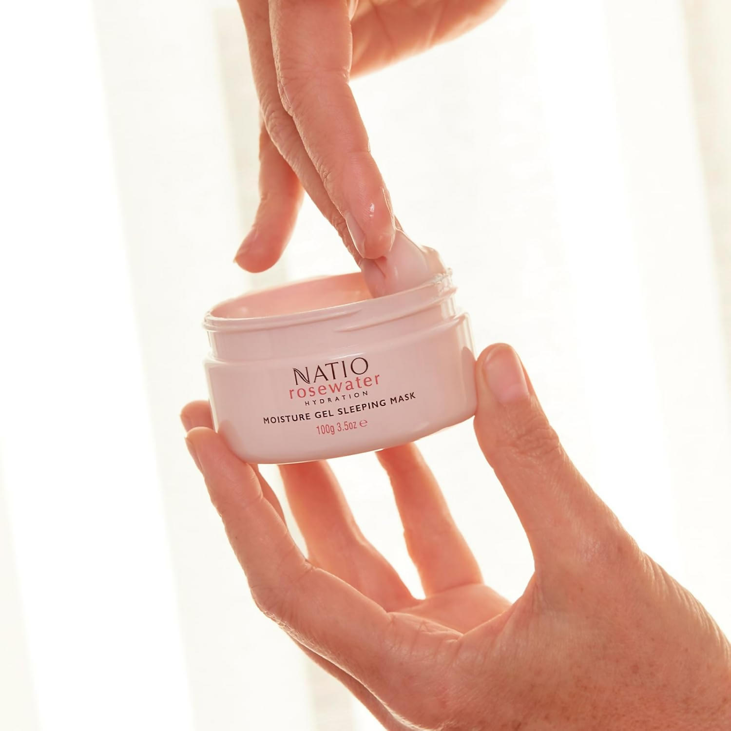 Natio Rosewater Hydration Moisture Gel Sleeping Mask