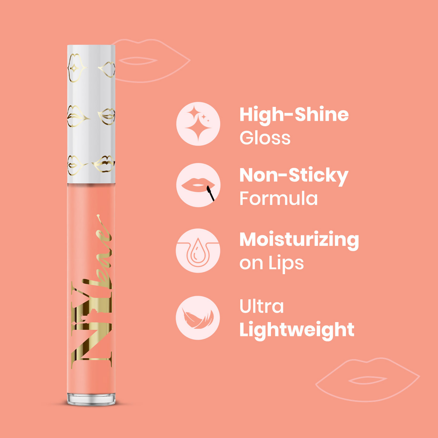 NY Bae Gloss Getter Lip Gloss - Peach Play 05