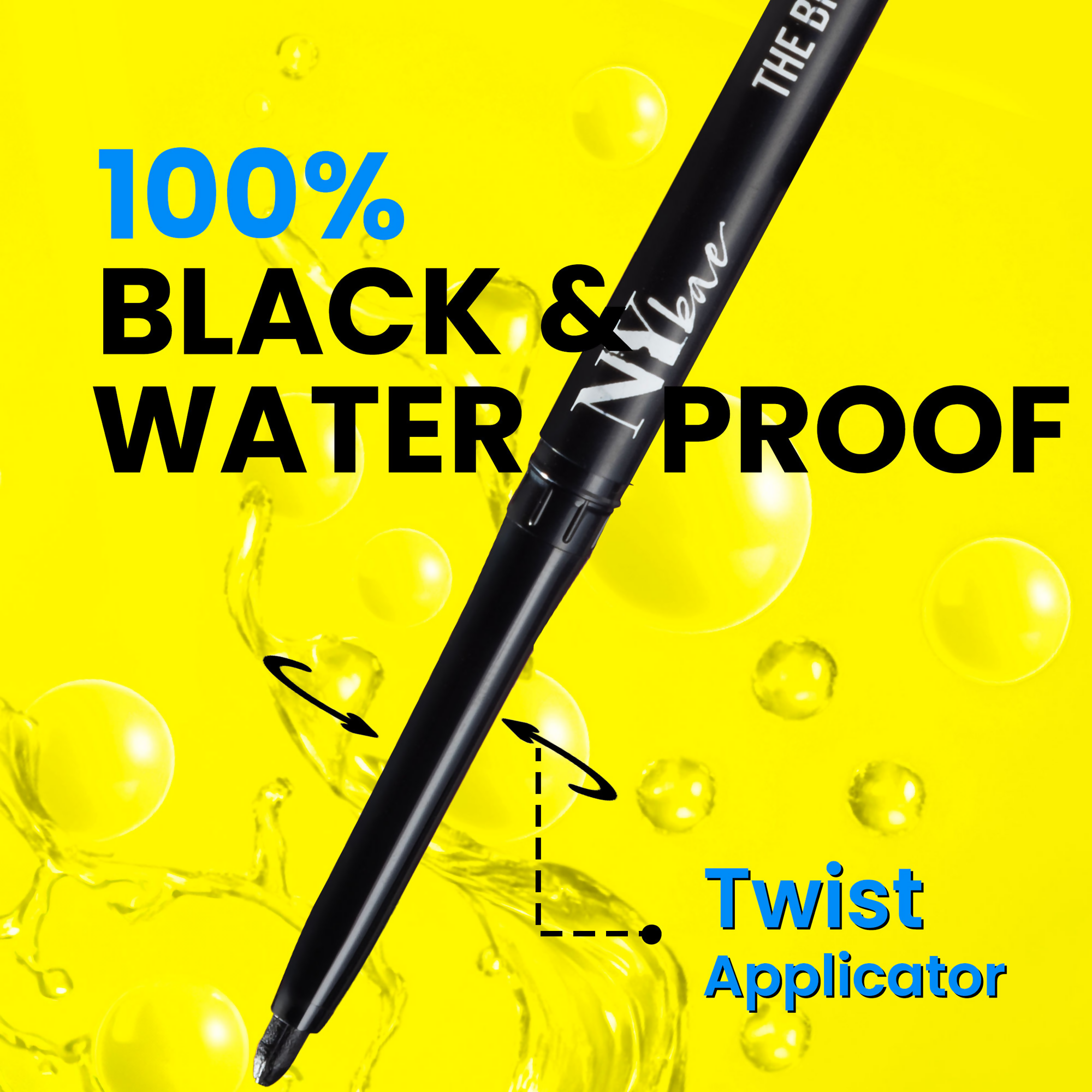 NY Bae The Big Apple Of My Eyes Kohl Kajal - Black