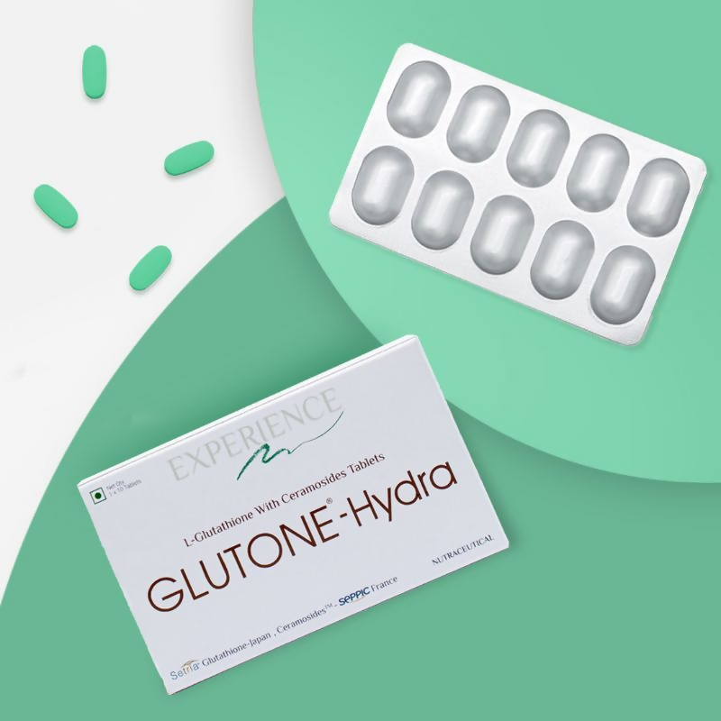 Glutone-Hydra Setria Glutathione & Ceramosides Tablets