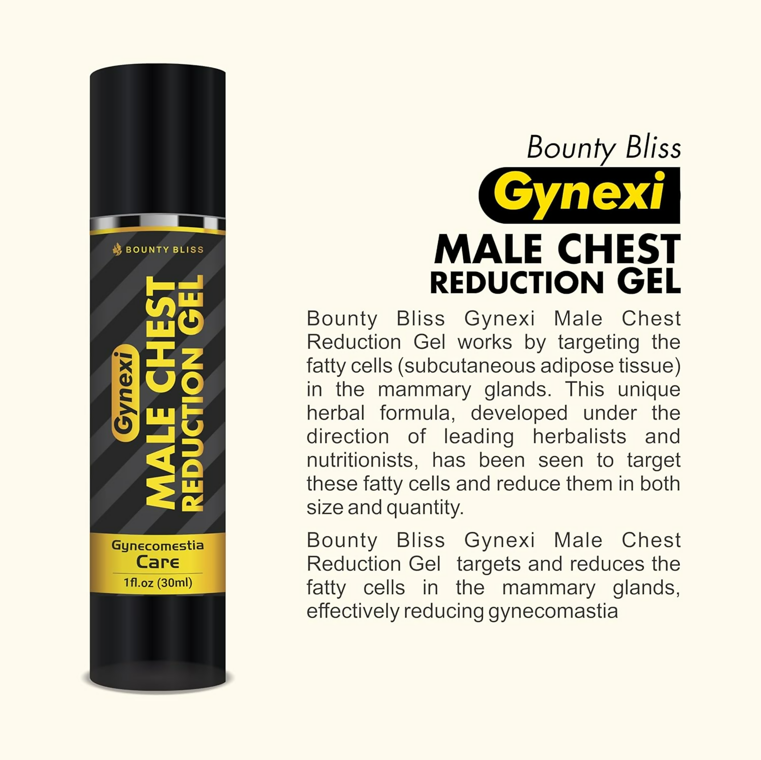 Bounty Bliss Gynexi Male Chest Reduction Gel