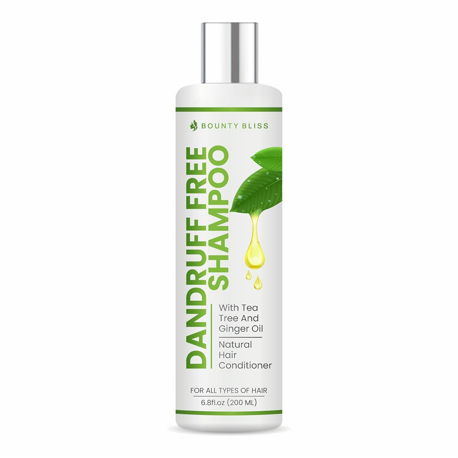 Bounty Bliss Dandruff Free Shampoo with Tea Tree & Ginger Oil – Anti-Dandruff