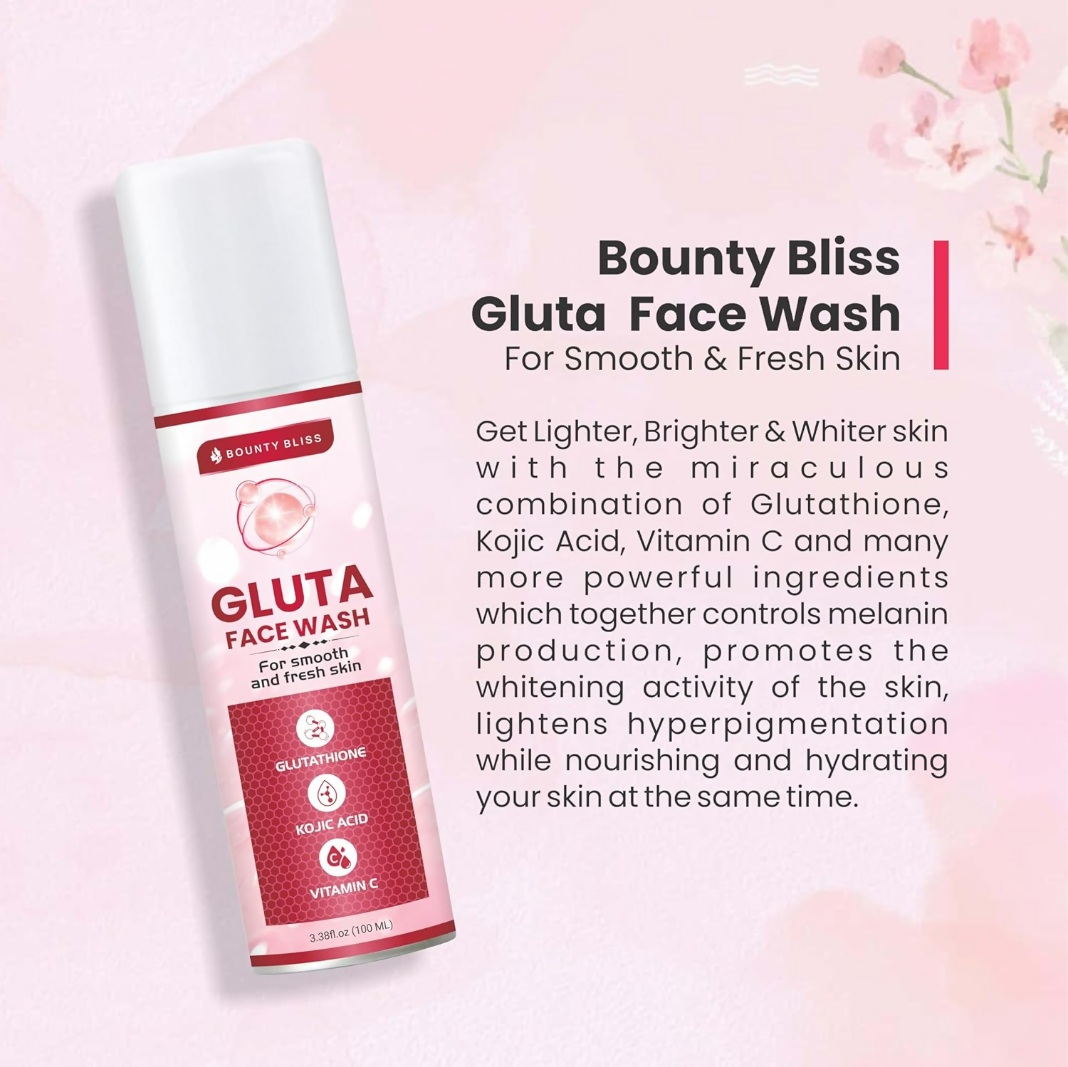 Bounty Bliss Gluta Face Wash Barrier Repair + Hydrating Gentle Face Wash