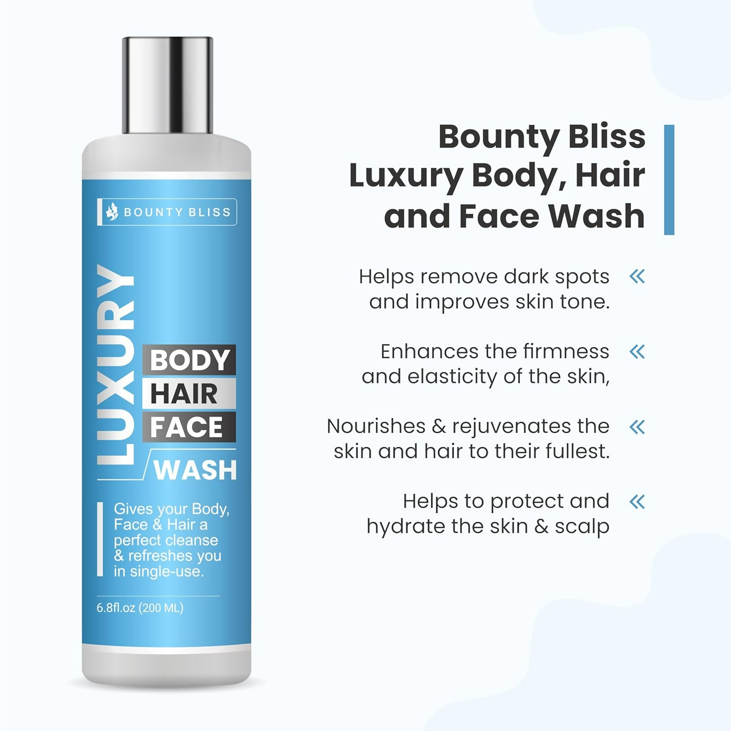 Bounty Bliss Luxury Body Hair And Face Wash All Skin Types