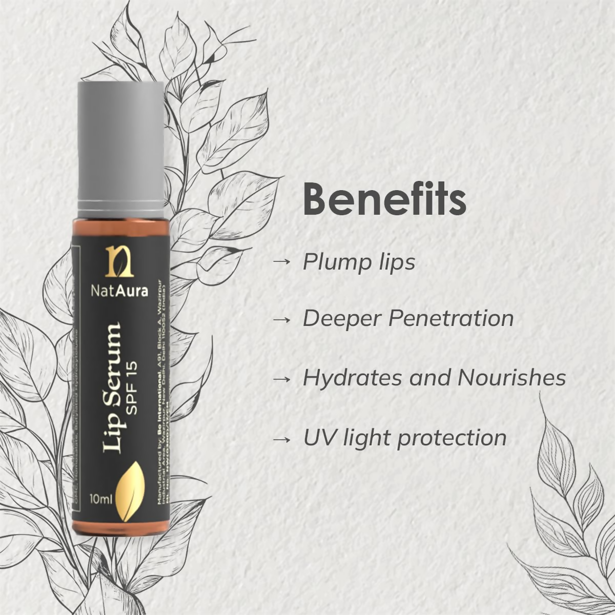 NatAura Lip Serum SPF 15