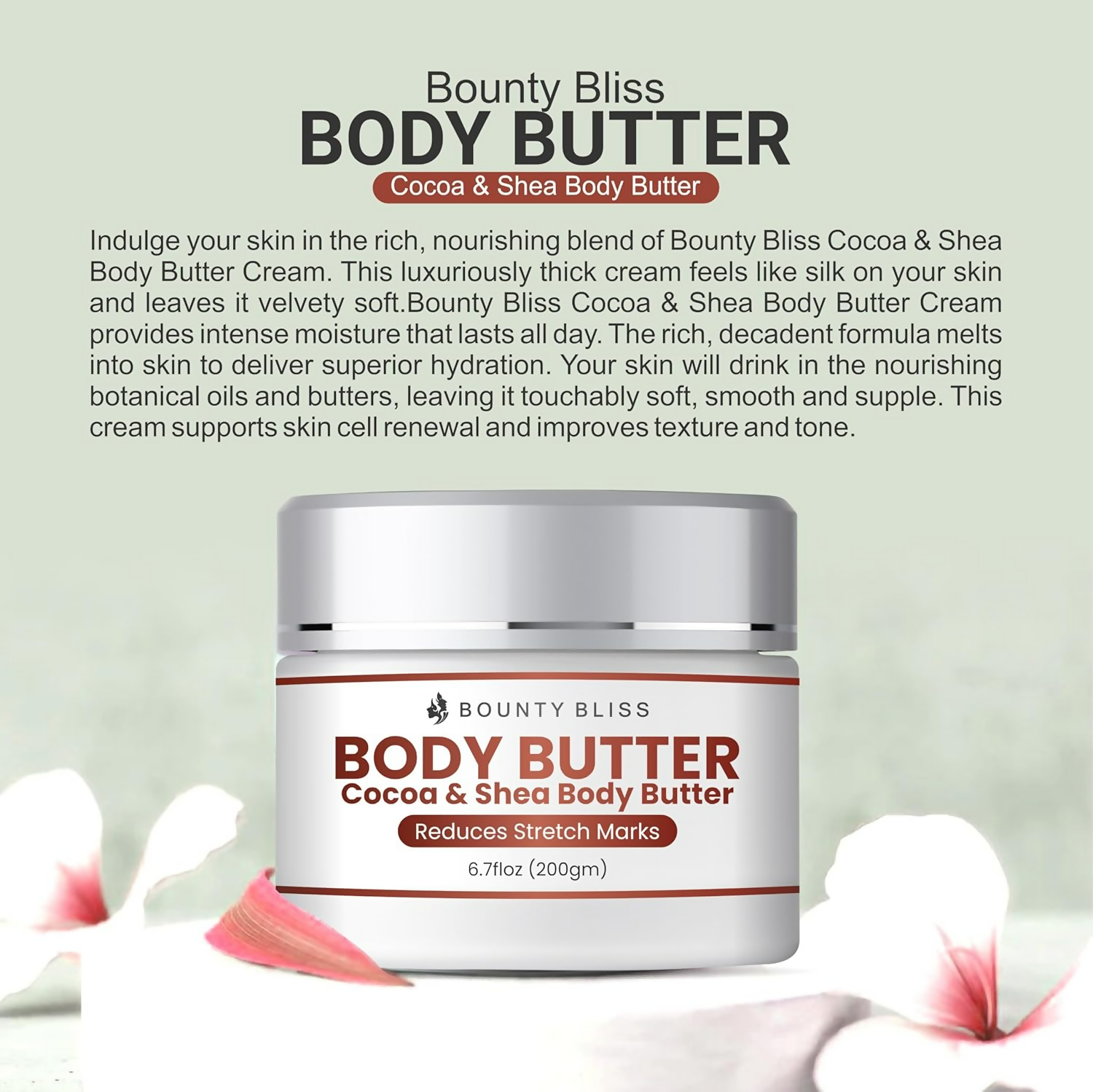 Bounty Bliss Cocoa & Shea Body Butter Stretch Mark Cream