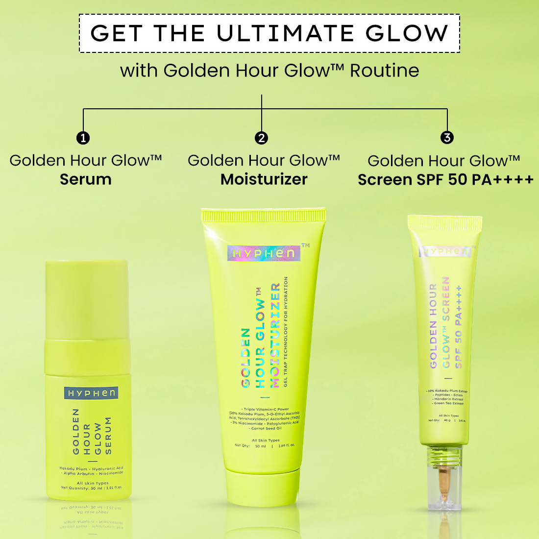 Hyphen Golden Hour Glow Sunscreen SPF 50 PA++++