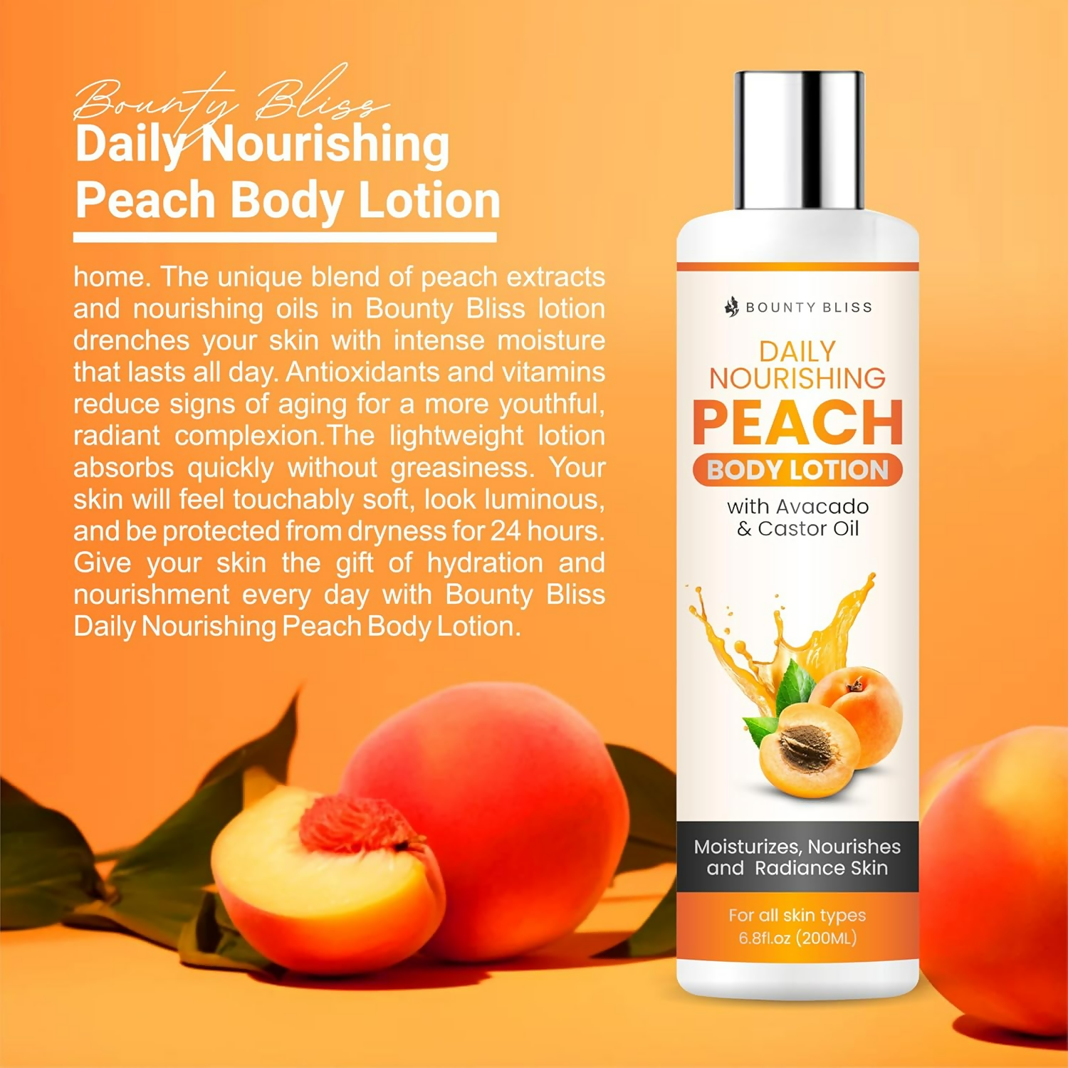 Bounty Bliss Daily Nourishing Peach Body Lotion