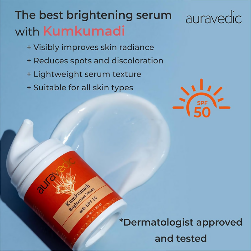 Auravedic Kumkumadi Brightening Face Serum