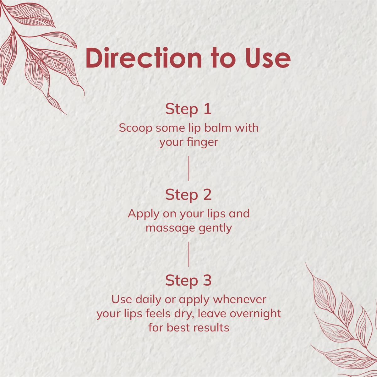 NatAura Lip Balm Beeswax & Vitamin E