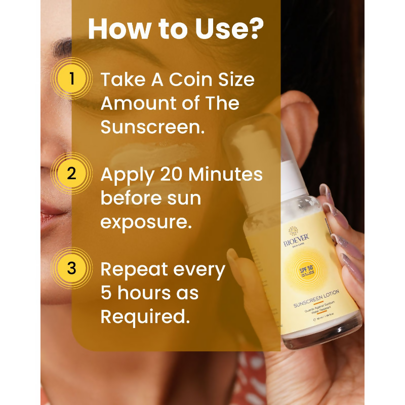 Bioever Sunscreen Lotion SPF 50+ UV-A