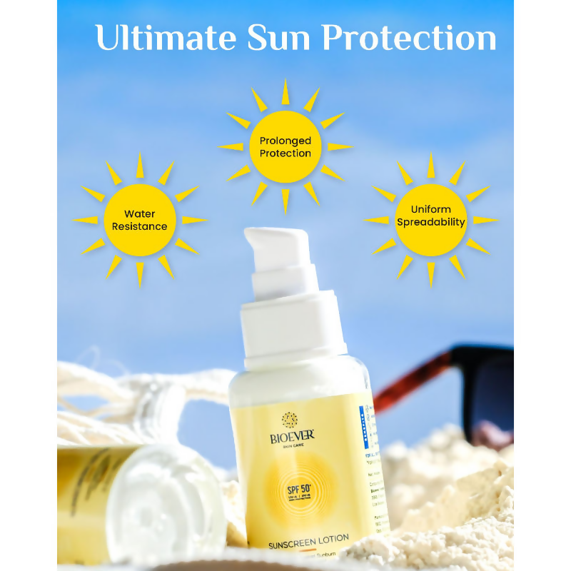 Bioever Sunscreen Lotion SPF 50+ UV-A