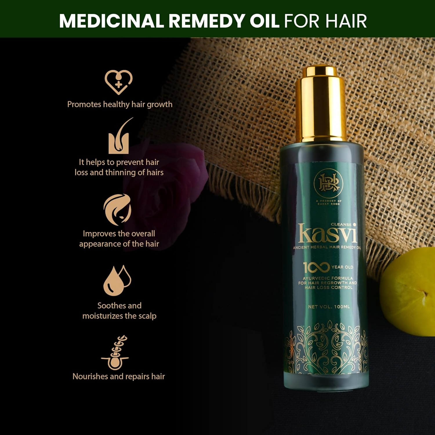Cleanse Ayurveda Cleanse Kasvi Herbal Hair Oil