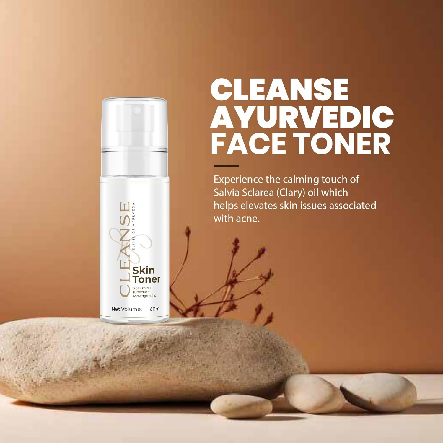 Cleanse Ayurveda Face Toner For Glowing Skin