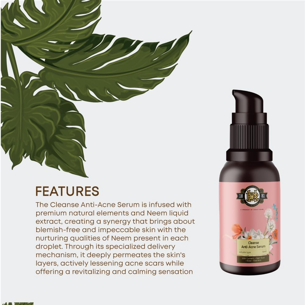 Cleanse Ayurveda Anti-Acne Face Serum With Neem Liquid Extract