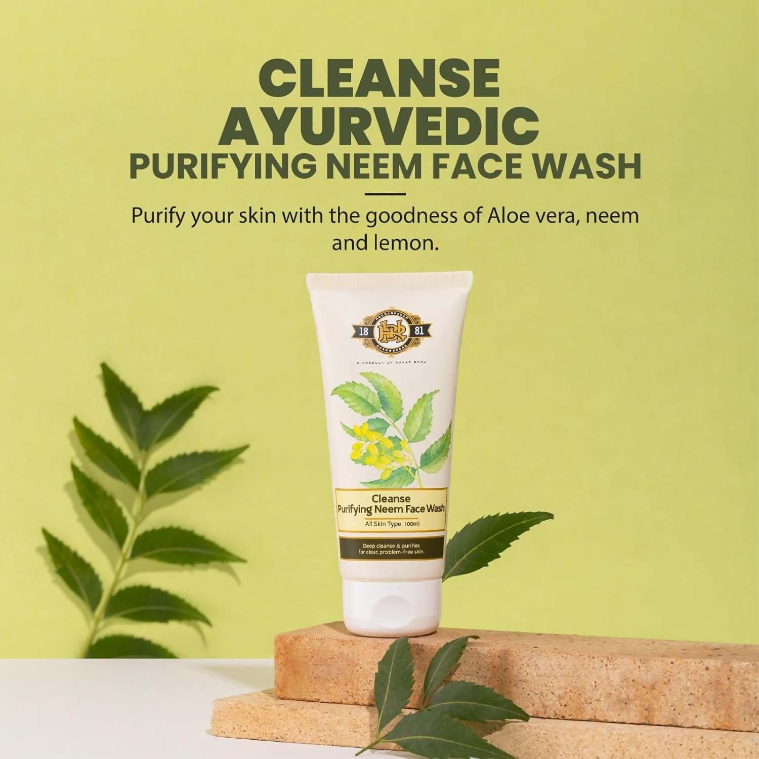 Cleanse Ayurveda Purifying Neem Face Wash