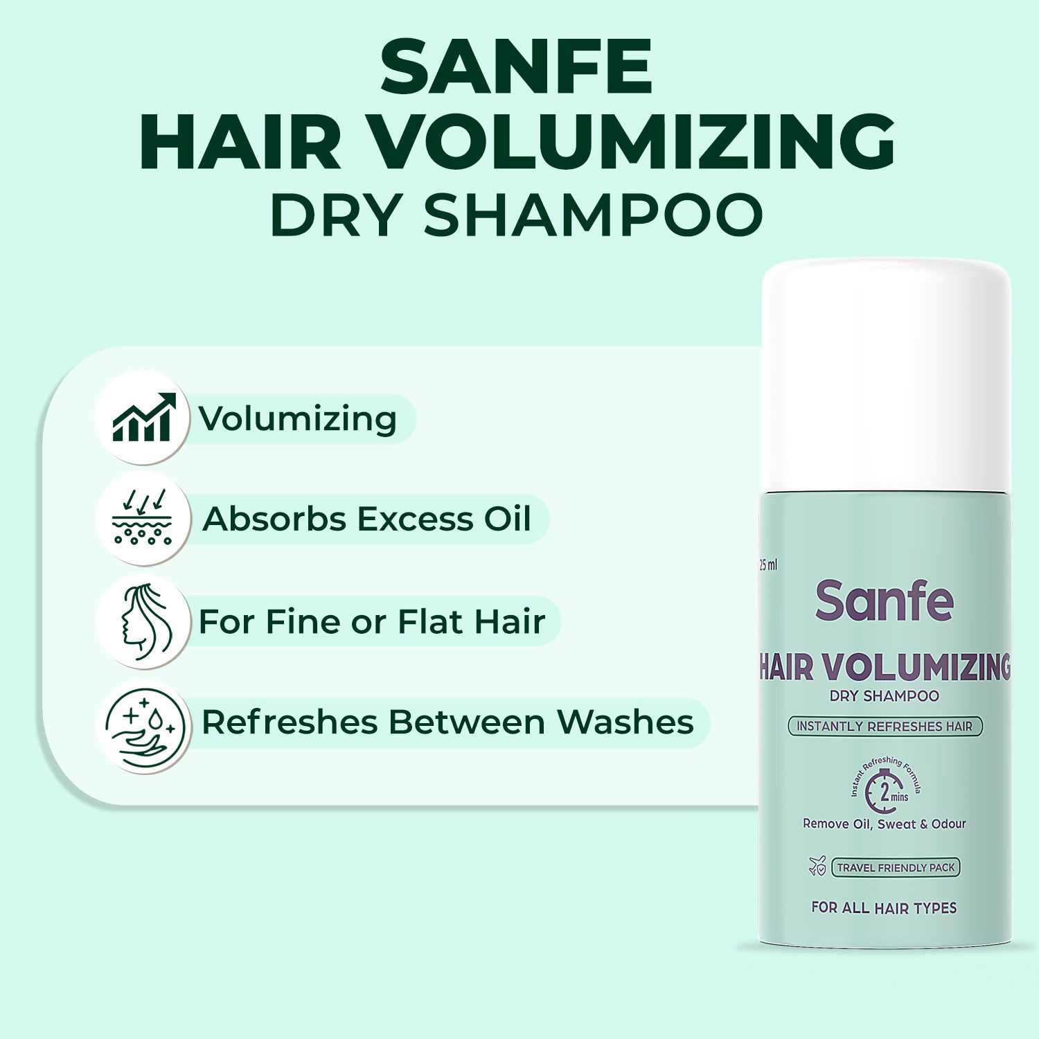 Sanfe Hair Volumizing Dry Shampoo