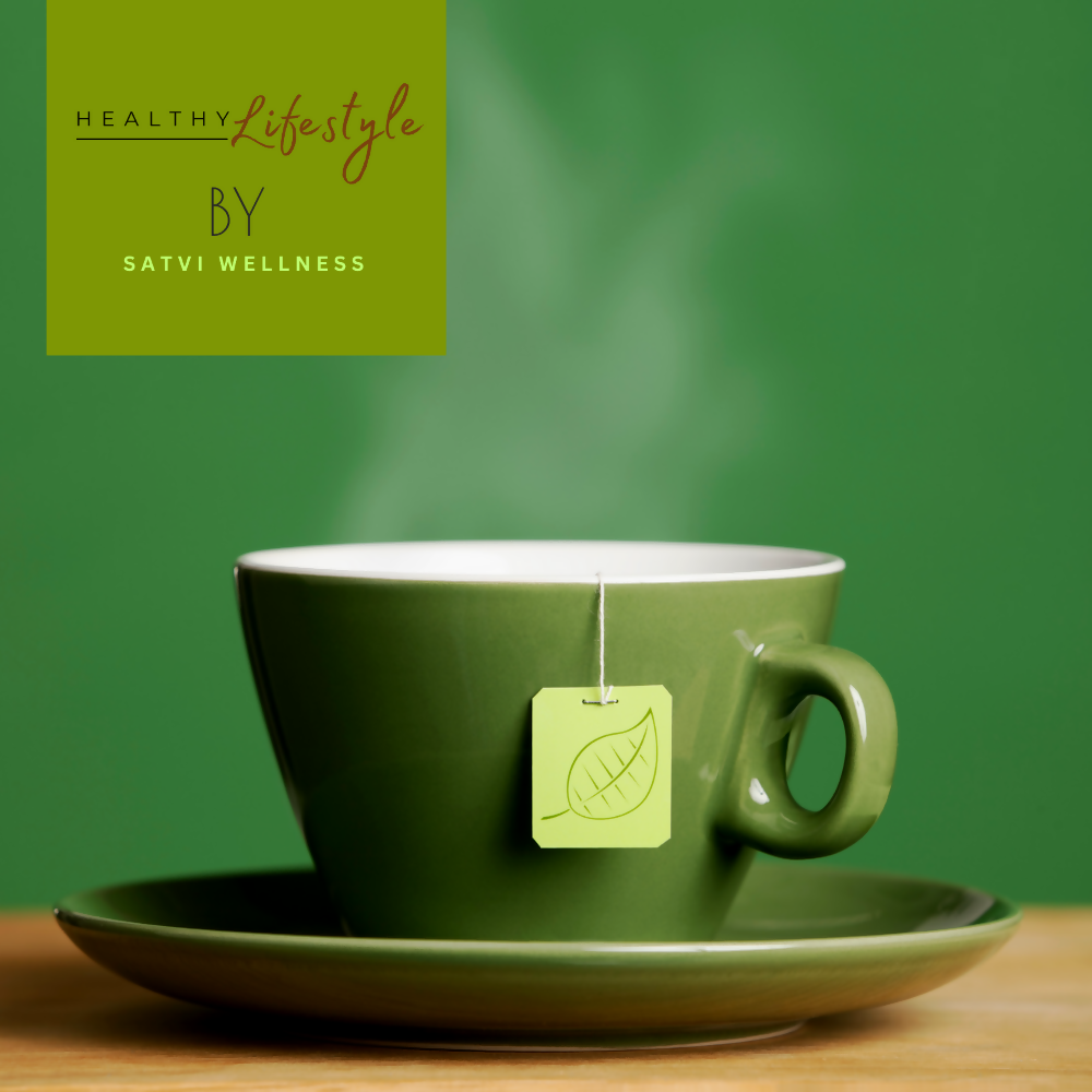 Satvi Wellness Fennel Ginger Ajwain Tea | Fennel Tea | Ginger Tea | Ajwain Tea