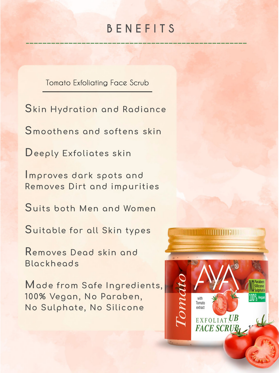 AYA Tomato Exfoliating Face Scrub