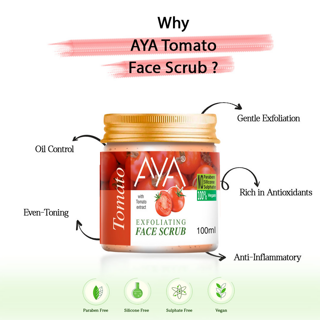 AYA Tomato Exfoliating Face Scrub