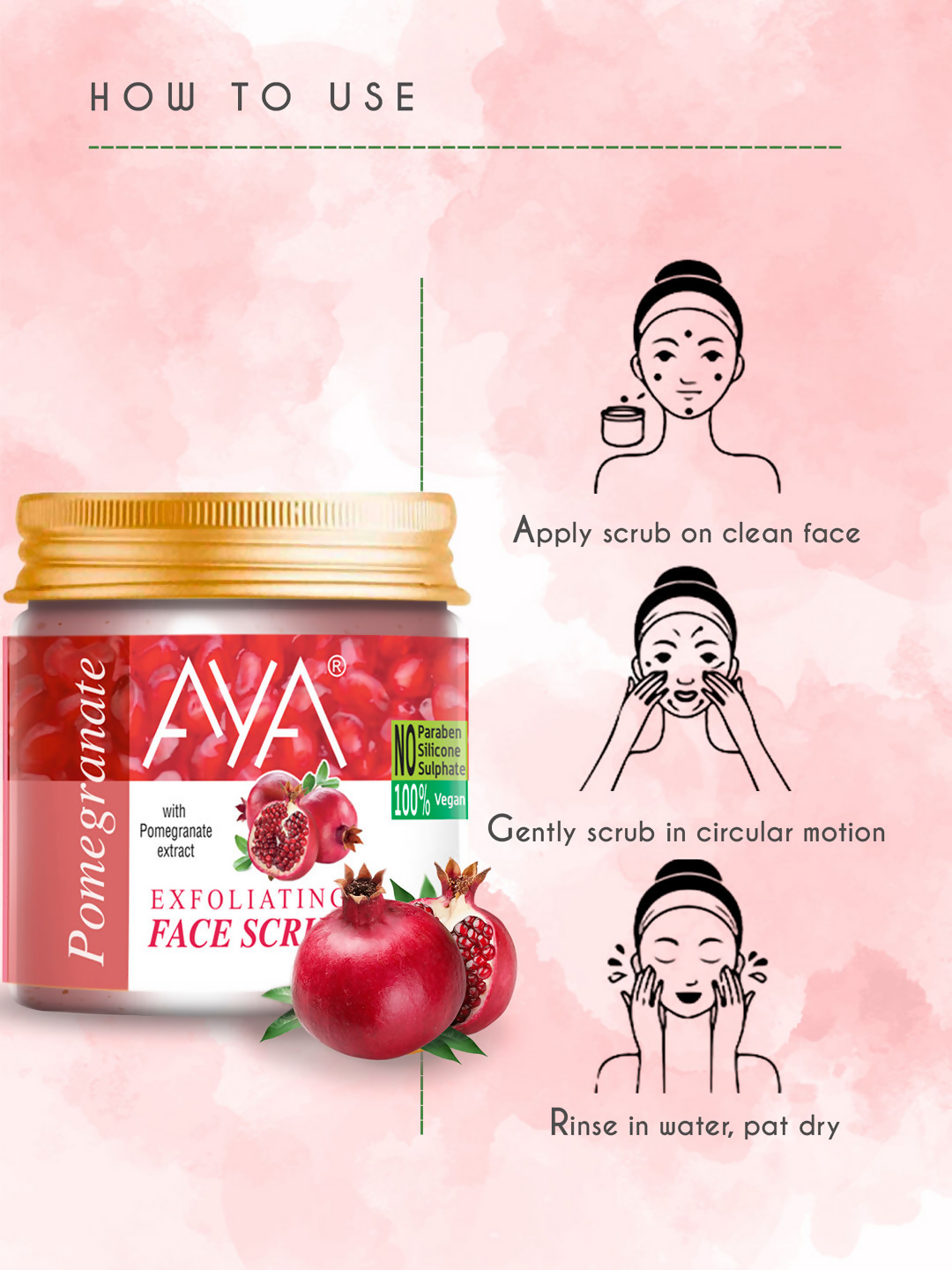 AYA Pomegranate Exfoliating Face Scrub