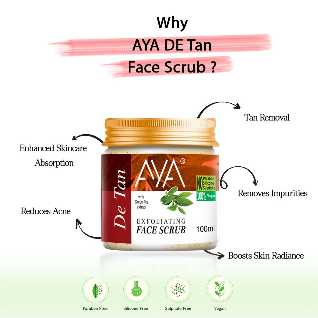 AYA Detan Exfoliating Face Scrub