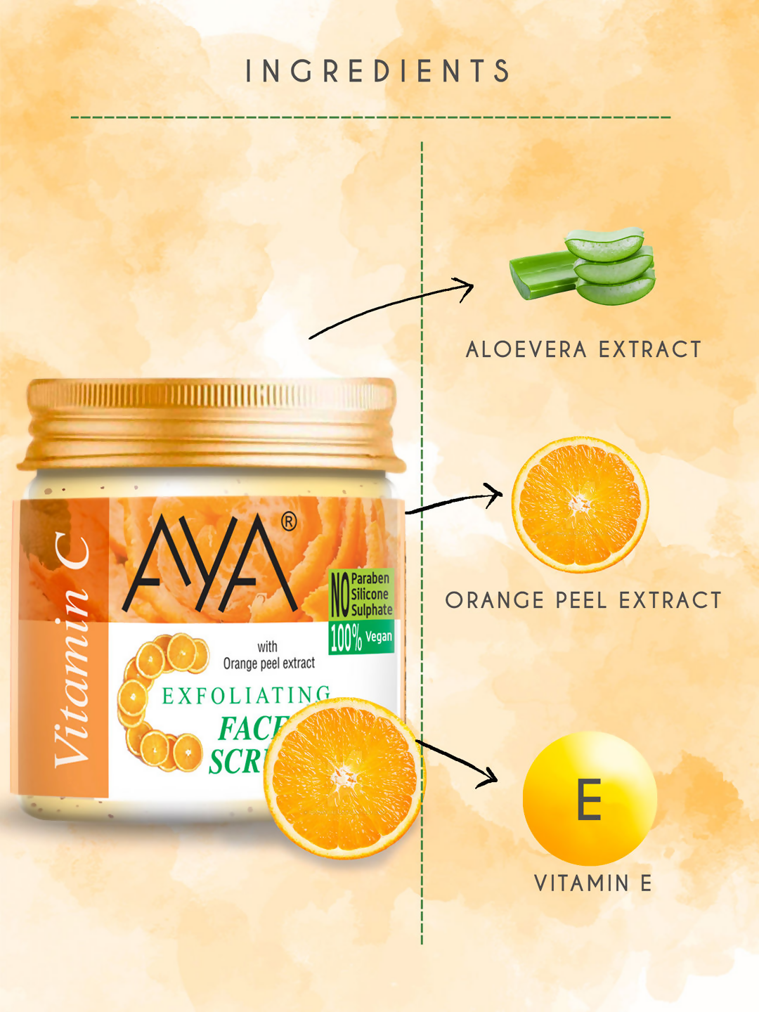 AYA Vitamin C Exfoliating Face Scrub