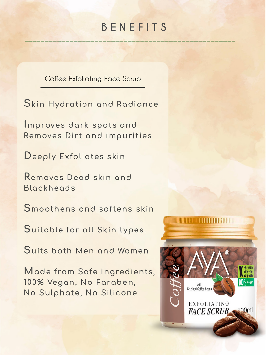 AYA Coffee Exfoliating Face Scrub