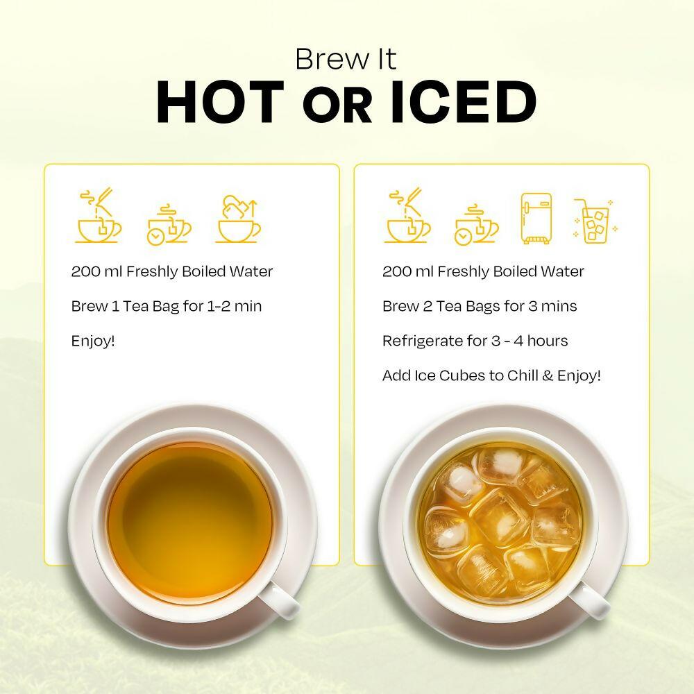 Auric Desi Kahwa Green Tea | 8 Real Ayurvedic Herbs & Rock Salt | Immunity Booster | Improves Digestion