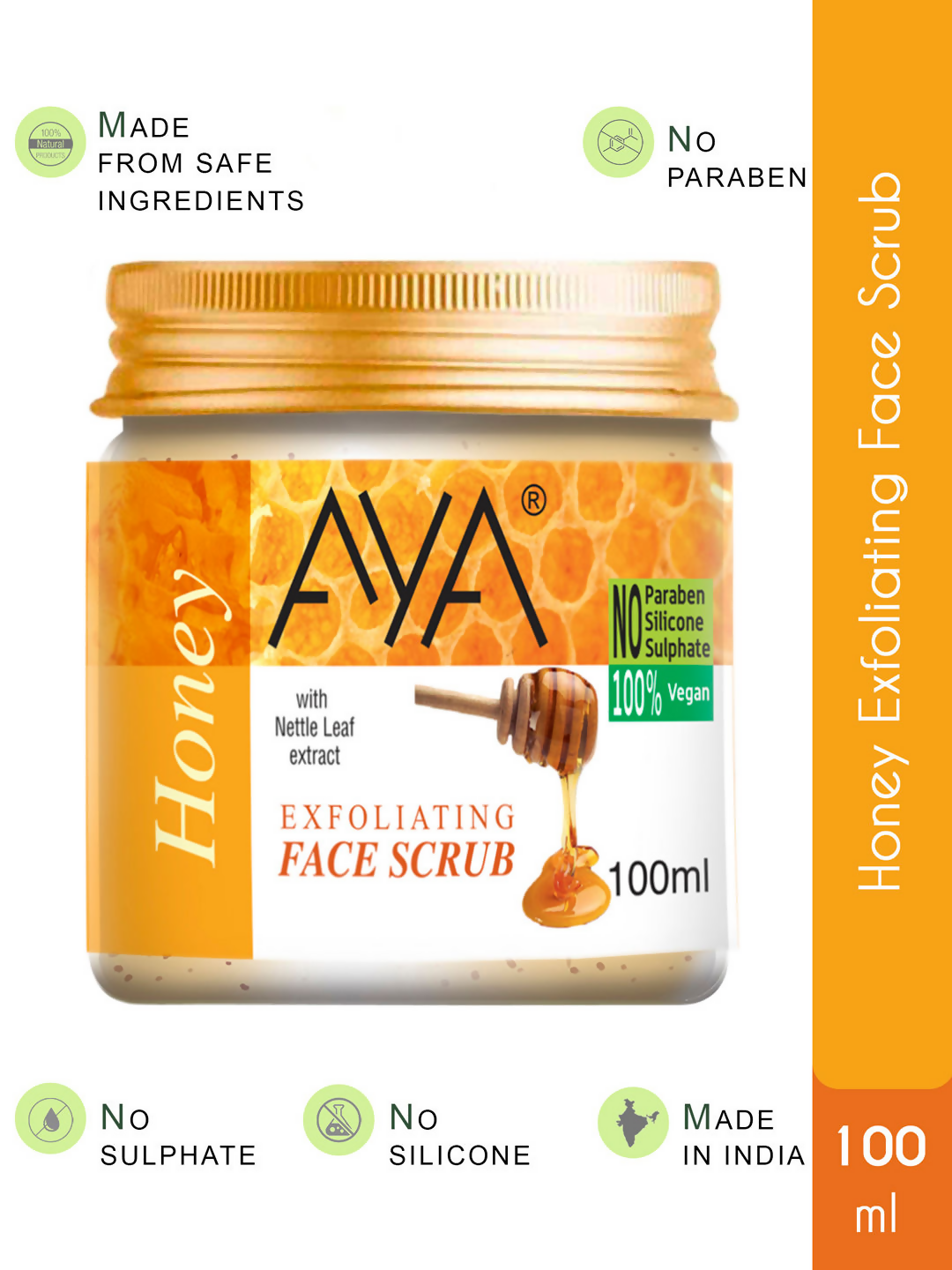 AYA Honey Exfoliating Face Scrub