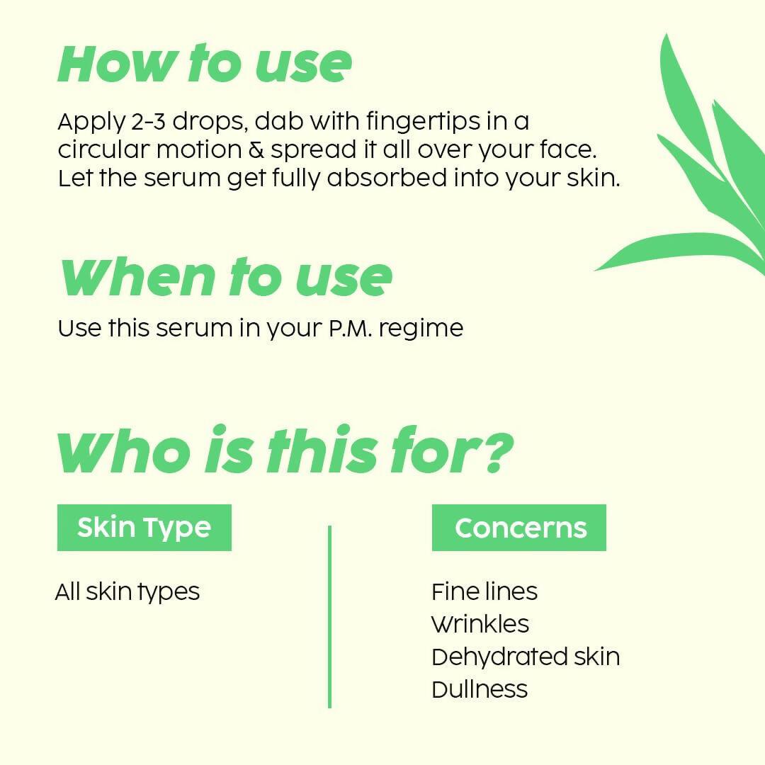 PLIX The Plant Fix Pomegranate Collagen Bounce Serum - For Reducing Fine Lines & Wrinkles